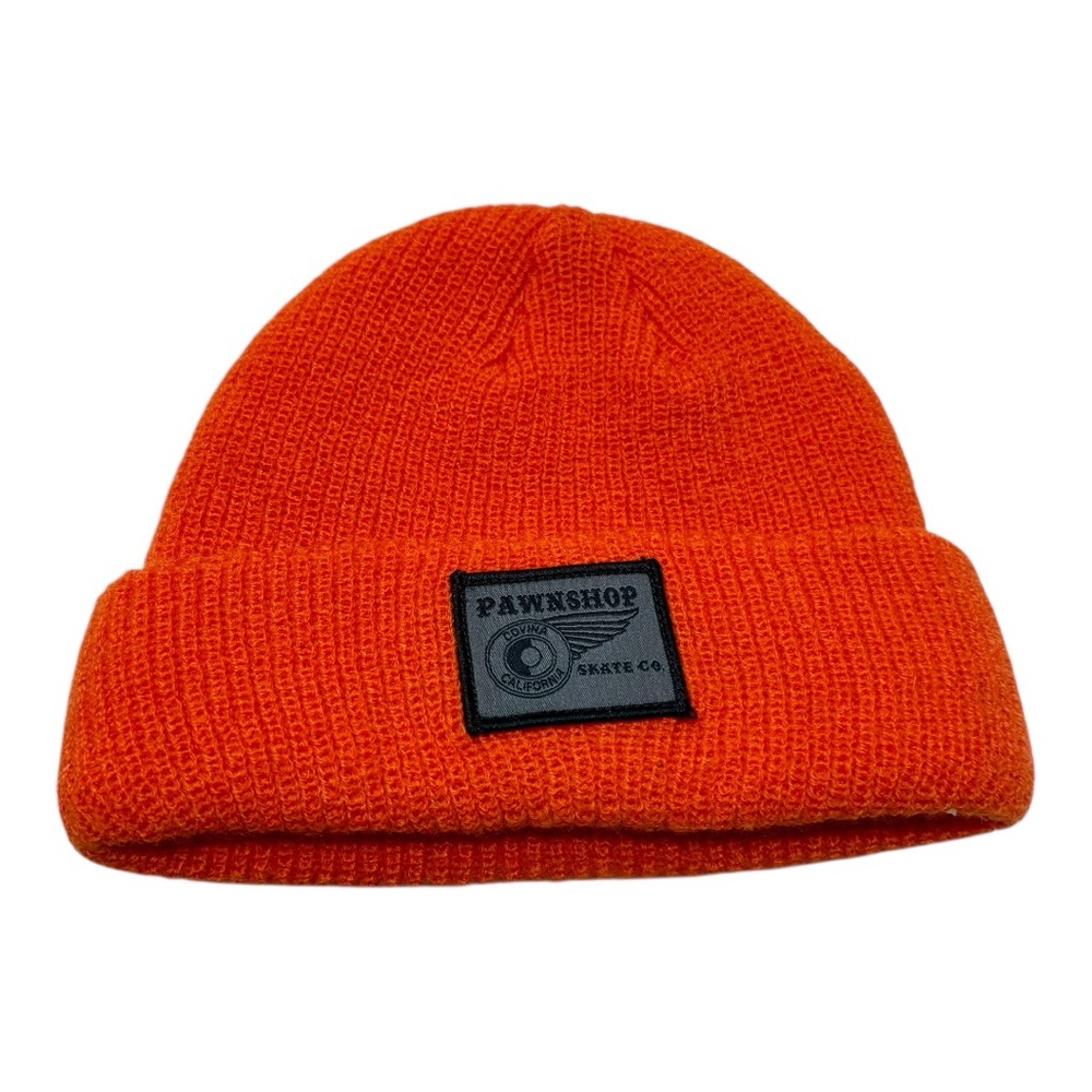 PAWNSHOP Orange Knit Beanie
